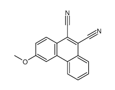 3-methoxyphenanthrene-9,10-dicarbonitrile结构式