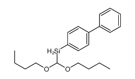 dibutoxymethyl-(4-phenylphenyl)silane结构式