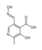 3-hydroxy-5-(hydroxyiminomethyl)-2-methylpyridine-4-carboxylic acid结构式