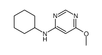 N-cyclohexyl-6-methoxypyrimidin-4-amine结构式