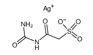 Silver; 2-oxo-2-ureido-ethanesulfonate Structure