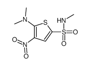 5-(dimethylamino)-N-methyl-4-nitrothiophene-2-sulfonamide Structure