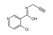 4-chloro-N-prop-2-ynylpyridine-3-carboxamide Structure