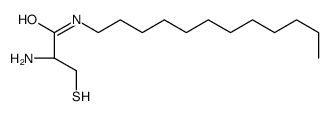 (2R)-2-amino-N-dodecyl-3-sulfanylpropanamide结构式