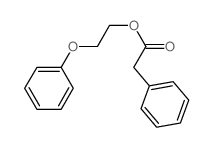 2-phenoxyethyl 2-phenylacetate Structure