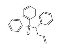 N-allyl-N,P,P-triphenylphosphinic amide Structure