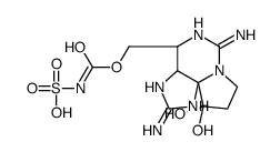 ({[(3aS,4R,10aS)-2,6-Diamino-10,10-dihydroxy-3a,4,9,10-tetrahydro -1H,8H-pyrrolo[1,2-c]purin-4-yl]methoxy}carbonyl)sulfamic acid picture