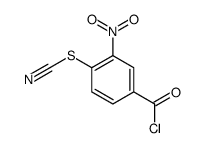 (4-carbonochloridoyl-2-nitrophenyl) thiocyanate结构式