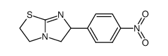 6-(4-NITROPHENYL)-2,3,5,6-TETRAHYDROIMIDAZO[2,1-B]THIAZOLE structure