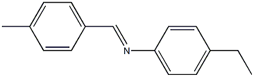 Benzenamine, 4-ethyl-N-[(4-methylphenyl)methylene]-, [N(E)]- (9CI) picture