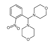 4,4'-(2-nitro-phenylmethanediyl)-bis-morpholine结构式