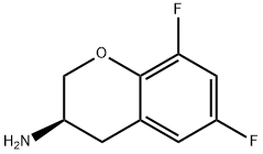 (R)-6,8-二氟色烷-3-胺结构式