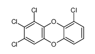 1,2,3,9-Tetrachlorodibenzo[1,4]dioxin结构式