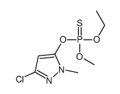 (5-chloro-2-methylpyrazol-3-yl)oxy-ethoxy-methoxy-sulfanylidene-λ5-phosphane结构式