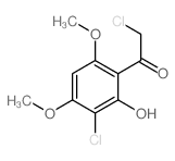 Ethanone, 2-chloro-1-(3-chloro-2-hydroxy-4,6-dimethoxyphenyl)- picture