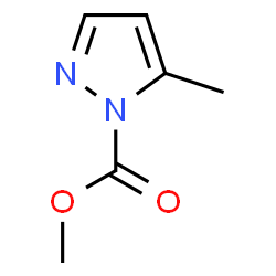 1H-Pyrazole-1-carboxylicacid,5-methyl-,methylester(9CI)结构式