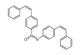 oxido-[4-[(E)-2-phenylethenyl]phenyl]-[4-[(E)-2-phenylethenyl]phenyl]i mino-azanium structure