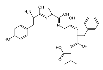 enkephalin, Ala(2)-Val(5)- Structure