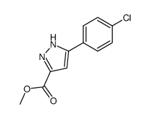 3-carbomethoxy-5-(4-chlorophenyl)pyrazole picture