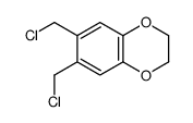 6,7-Bis(chloromethyl)-2,3-dihydro-1,4-benzodioxin Structure