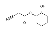 monocyanoacetate of cis-cyclohexane-1,2-diol结构式