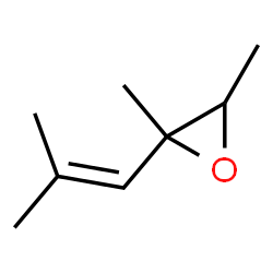 Oxirane,2,3-dimethyl-2-(2-methyl-1-propen-1-yl)- structure