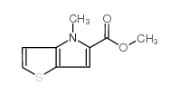 4-甲基-4H-噻吩并[3,2-b]吡咯-5-羧酸甲酯结构式