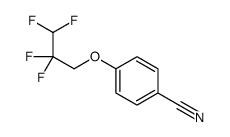 4-(2,2,3,3-tetrafluoropropoxy)benzonitrile Structure