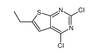 2,4-dichloro-6-ethyl-Thieno[2,3-d]pyrimidine Structure