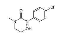 3-(4-chlorophenyl)-1-(2-hydroxyethyl)-1-methylurea Structure