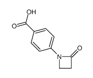 4-(2-oxoazetidin-1-yl)benzoic acid Structure