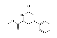 2-acetamido-3-phenylsulfanylpropionic acid methyl ester结构式