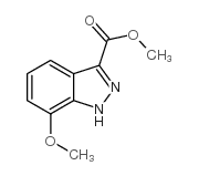 METHYL 7-METHOXY-1H-INDAZOLE-3-CARBOXYLATE Structure