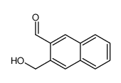 3-(hydroxymethyl)naphthalene-2-carbaldehyde结构式