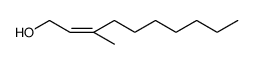 2-Decen-1-ol, 3-methyl-, (Z) Structure