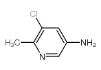 5-Amino-3-chloropicoline structure