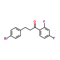 3-(4-Bromophenyl)-1-(2,4-difluorophenyl)-1-propanone structure