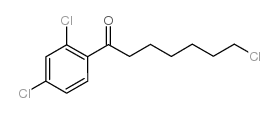 7-CHLORO-1-(2,4-DICHLOROPHENYL)-1-OXOHEPTANE结构式