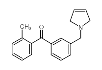 2-METHYL-3'-(3-PYRROLINOMETHYL) BENZOPHENONE picture