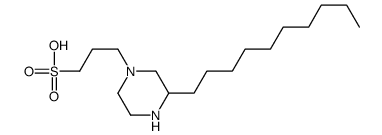 3-(3-decylpiperazin-1-yl)propane-1-sulfonic acid结构式