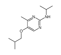 4-methyl-5-(2-methylpropoxy)-N-propan-2-ylpyrimidin-2-amine结构式