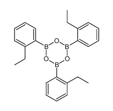 tris(2-ethyl phenyl) boroxine结构式