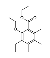 ethyl 2-ethoxy-3-ethyl-4,5,6-trimethylbenzoate Structure