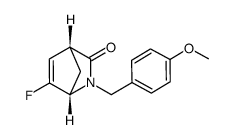 (1S,4R)-6-fluoro-2-(4-methoxybenzyl)-2-azabicyclo[2.2.1]hept-5-en-3-one Structure