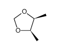 cis-(4S,5R)-dimethyl-1,3-dioxolane Structure