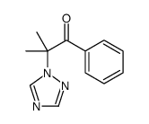 2-methyl-1-phenyl-2-(1,2,4-triazol-1-yl)propan-1-one结构式