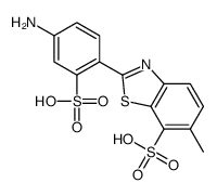 2-(4-aminosulphophenyl)-6-methylbenzothiazole-7-sulphonic acid picture