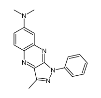 N,N,3-trimethyl-1-phenylpyrazolo[4,3-b]quinoxalin-7-amine结构式