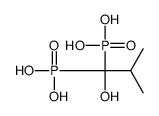 (1-hydroxy-2-methyl-1-phosphonopropyl)phosphonic acid结构式