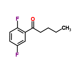 1-(2,5-Difluorophenyl)-1-pentanone Structure